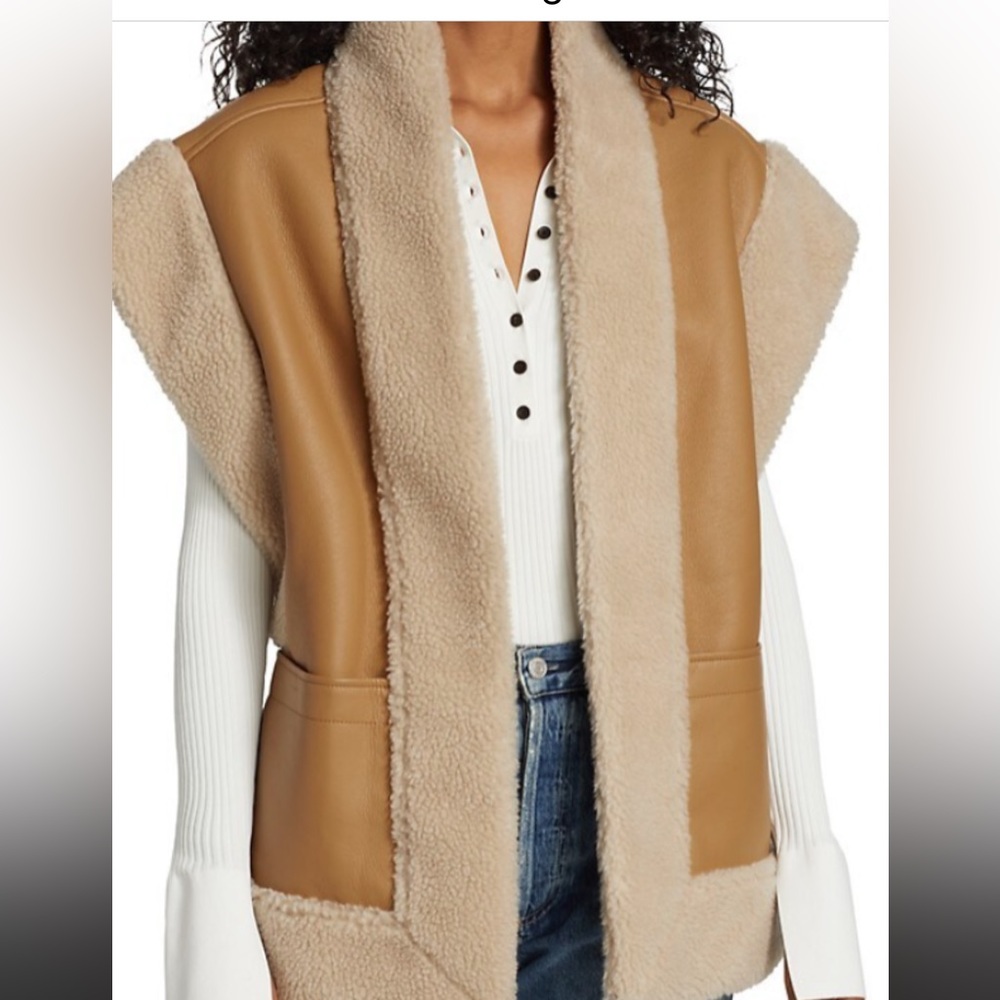 A.L.C shearling vest NWT